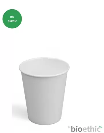 copo de papel 250ml (8Oz) / 0% plástico